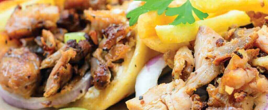 Shredded Chicken tacos at Sunnyside Farms Market Deli, Bistro and Grocery in Durango Colorado