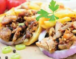 Shredded Chicken tacos at Sunnyside Farms Market Deli, Bistro and Grocery in Durango Colorado